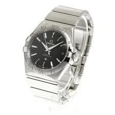 Omega Constellation 123.10.35.20.01.002 35mm SS Black #C6792 2