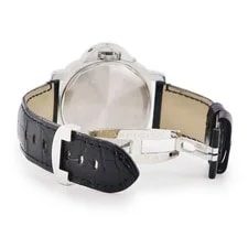 Panerai Luminor PAM00130 Stainless Steel Diamond 44mm Black Dial #HDW196 3