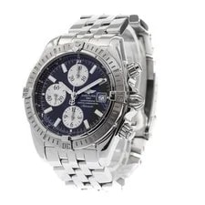 Breitling — Breitling Chronomat Evolution A13356 44mm SS Black / Silver #C12510 — Watch — resale