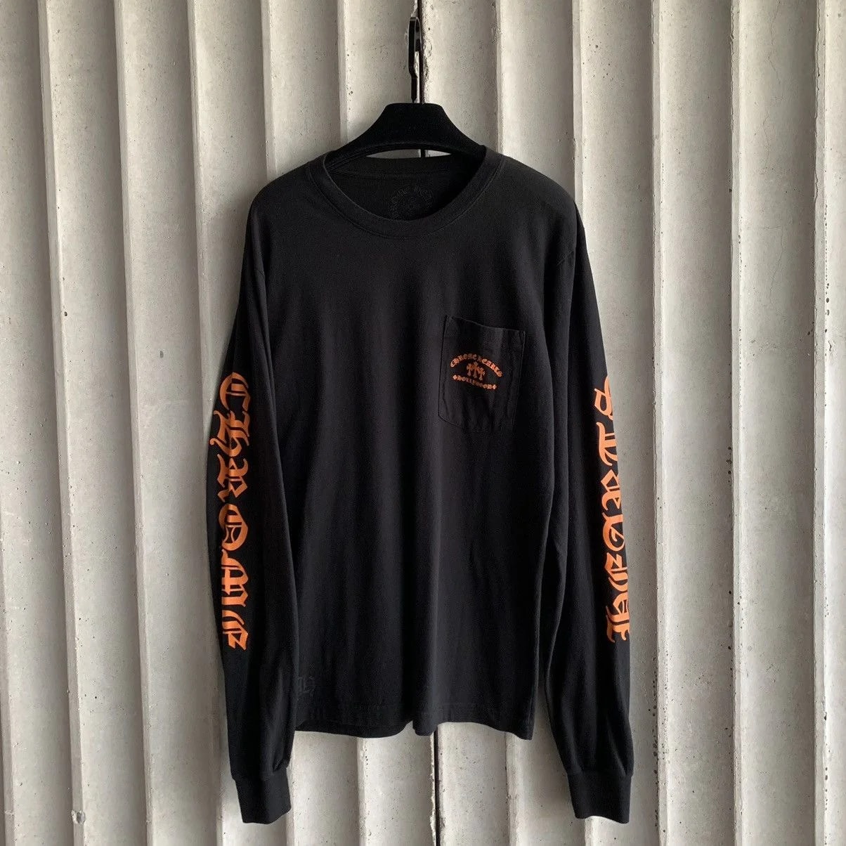 Chrome Hearts — Hearts Long TEE - Triple Cross Hollywood Bk — streetwear — resale