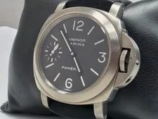 Panerai Luminor Marina Manual Black Dial Titanium PAM00116 Black Band 44mm 2