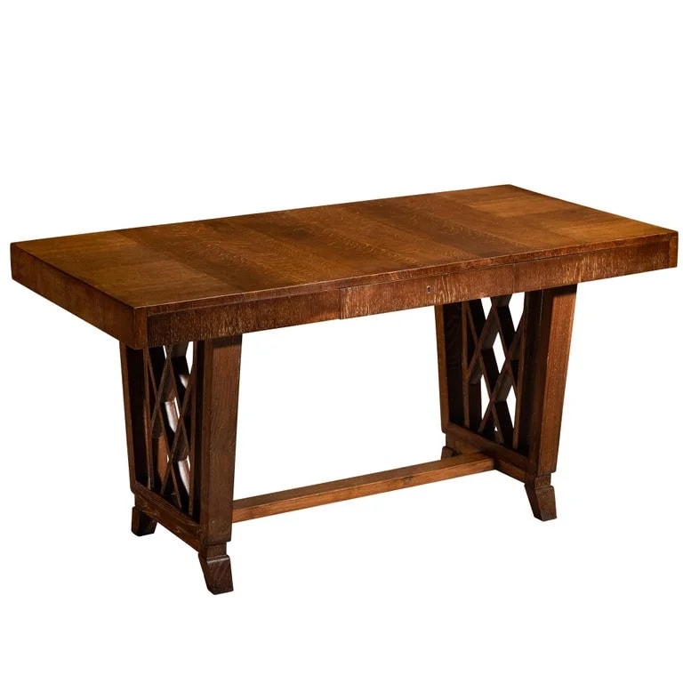 Vittorio Valabrega — Ernesto Valabrega for Vittorio Valabrega Art Deco in Cerused Oak — Furniture — resale