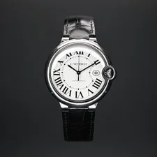 Cartier — Cartier Ballon Bleu 42mm Silver Dial Stainless Steel 3765 — Watch — resale