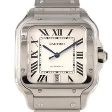 Cartier — Authentic Cartier Santos de LM WSSA0009 Stainless Steel Mechanical A... — Watch — resale