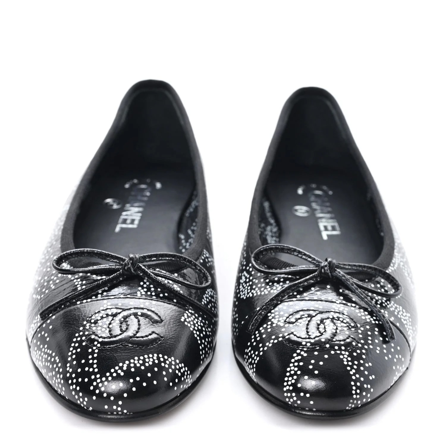 Camellia Printed Cap Toe Ballerina 36.5 3