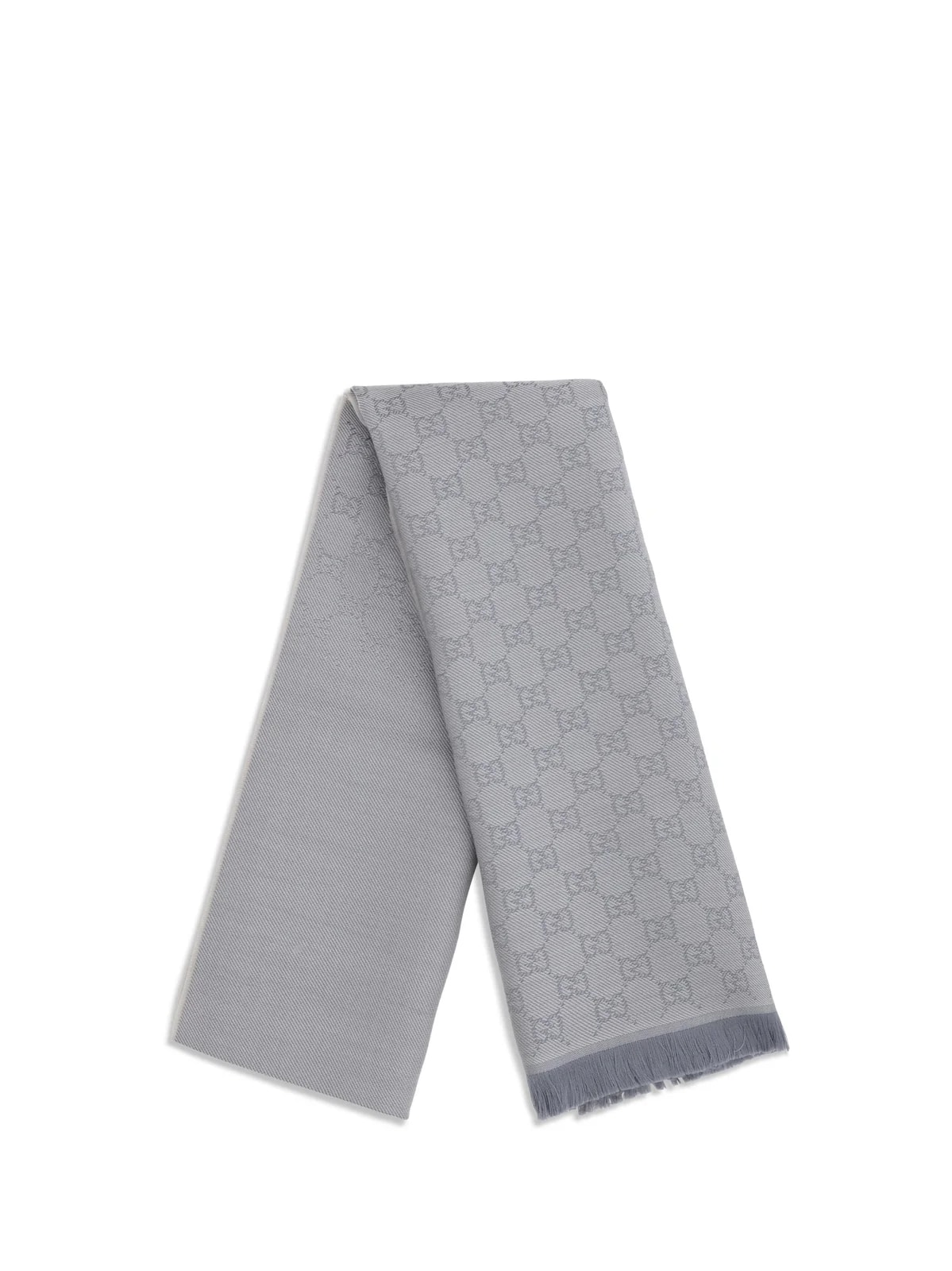 Gucci Gg-Embroidered Scarf — (Ovis Aries) Scarfs 2