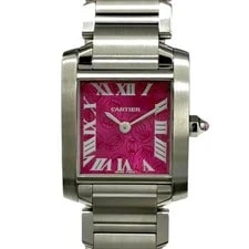 Cartier — Cartier Tank Française SM W51030Q3 Quartz 19mm Box Papers Raspberry — Watch — resale