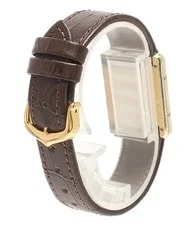 Cartier Must Tank SM Vermeil Quartz Beige W1003153 Gold Plated Silver 925 4