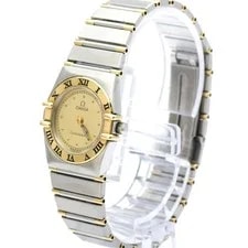 Omega Constellation Quartz Stainless Steel and Yellow Gold