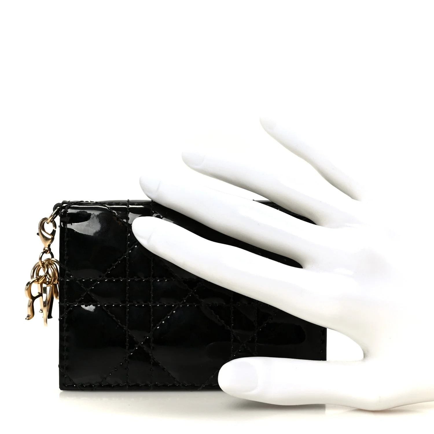 Small Lady Dior Flap Card Holder 2