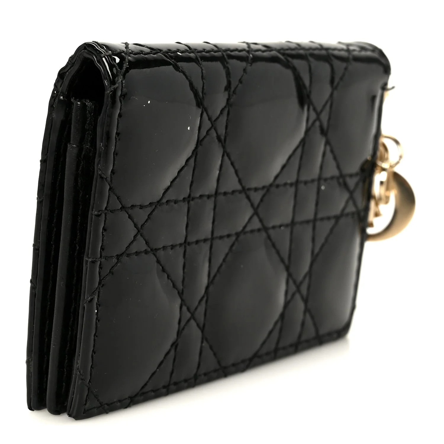 Small Lady Dior Flap Card Holder 3
