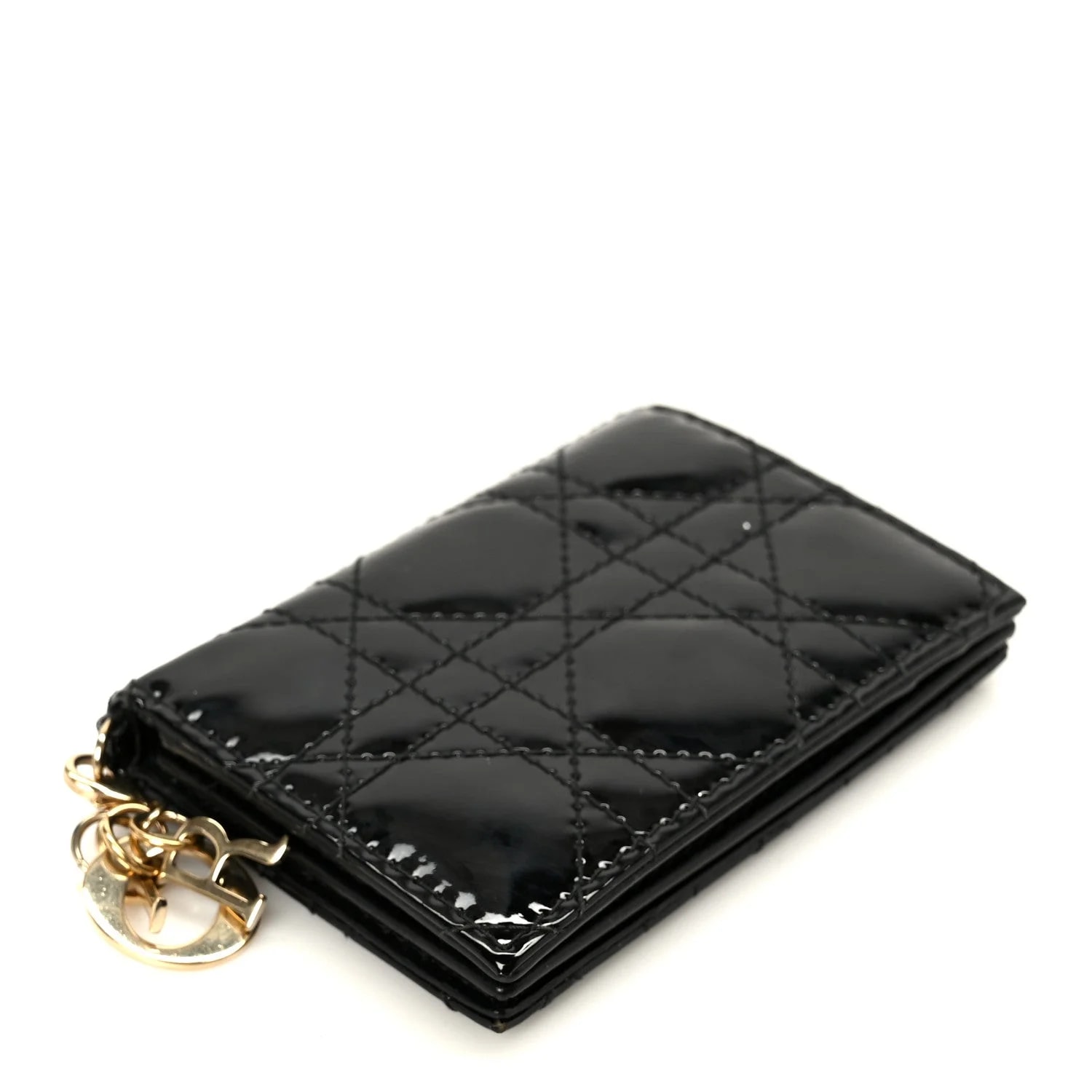 Small Lady Dior Flap Card Holder 4