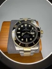 Rolex Submariner 116613LN Silver and Gold Oyster Bracelet With Black Bezel 2