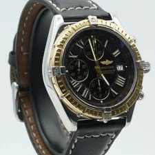 Breitling Crosswind D13355 Stainless Steel/Gold Blue BR823 43MM 2