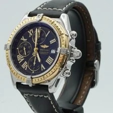 Breitling Crosswind D13355 Stainless Steel/Gold Blue BR823 43MM 4