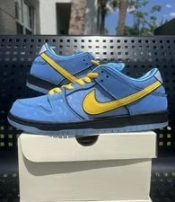 Size 10 Nike Sb Dunk Low Powerpuff Bubbles FZ8320-400 Jedi Tiffany 2