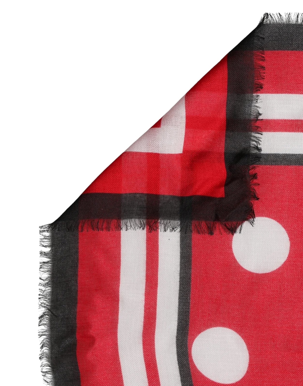 Dolce & Gabbana Polka Dot Print Square Stole 137cm X 134.5cm Scarf 2