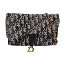 Dior — Dior Saddle Classic Monogram Removable Metal Chain - Very Good — Handbag — deal