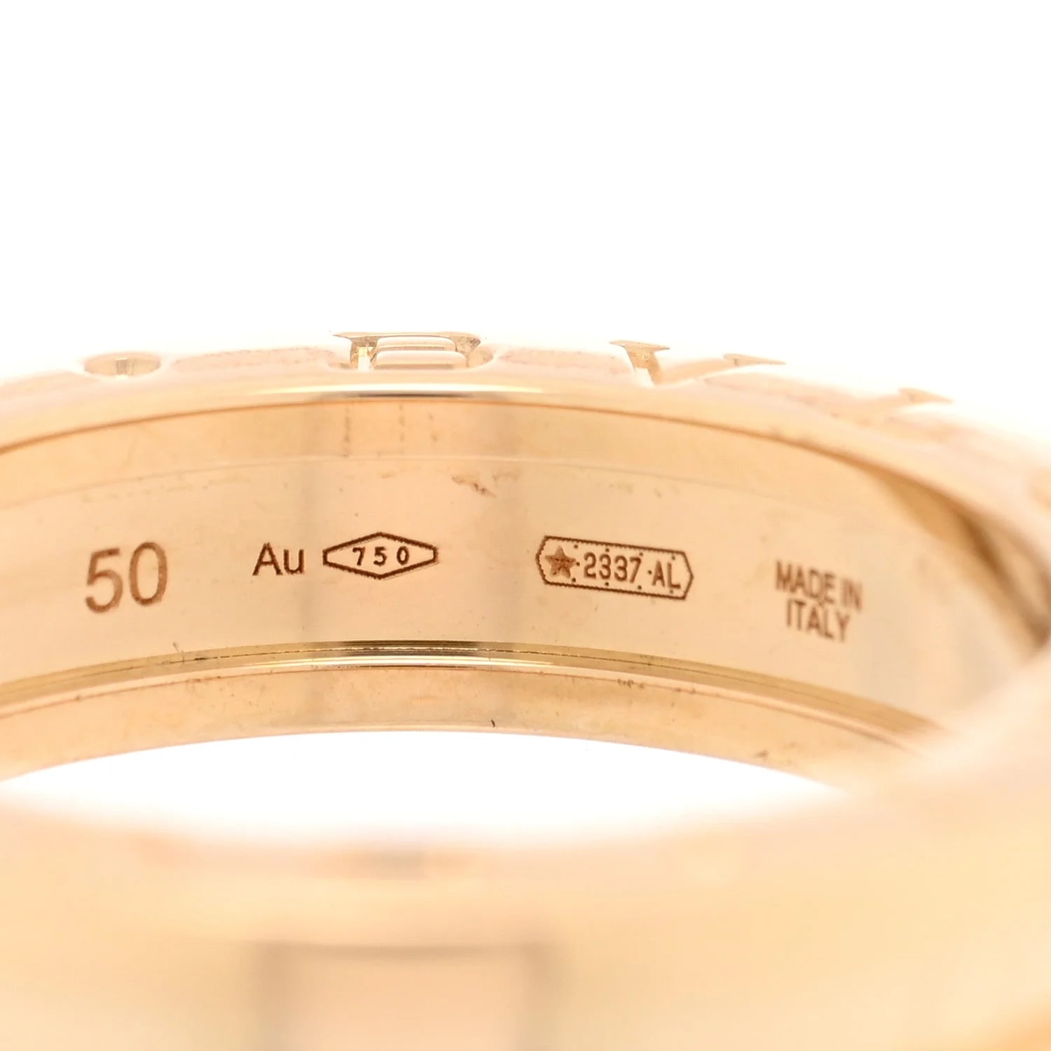 18K Yellow Gold B.Zero1 One-Band 50 5.25 4