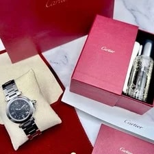 [Very Good] Cartier Pasha C 2324 Stainless Steel Automatic 35mm From Japan 2