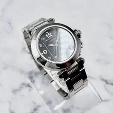 [Very Good] Cartier Pasha C 2324 Stainless Steel Automatic 35mm From Japan 4