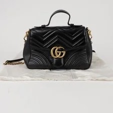 Gucci — Gucci GG Marmont Small Top Handle 157117243 — Handbag — deal