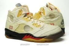Air Jordan — AIR Jordan V 5 Retro Size 9.5 Muslin DH8565 100 — Sneaker — resale