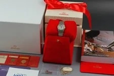 "Near +3 W/ Box" Omega Constellation Cal.1456 Diamond Quartz JP 3