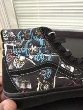 NEW Vans X Disney Sk8-Hi 100 Villains 7.5 9 Disney 100 Years 4