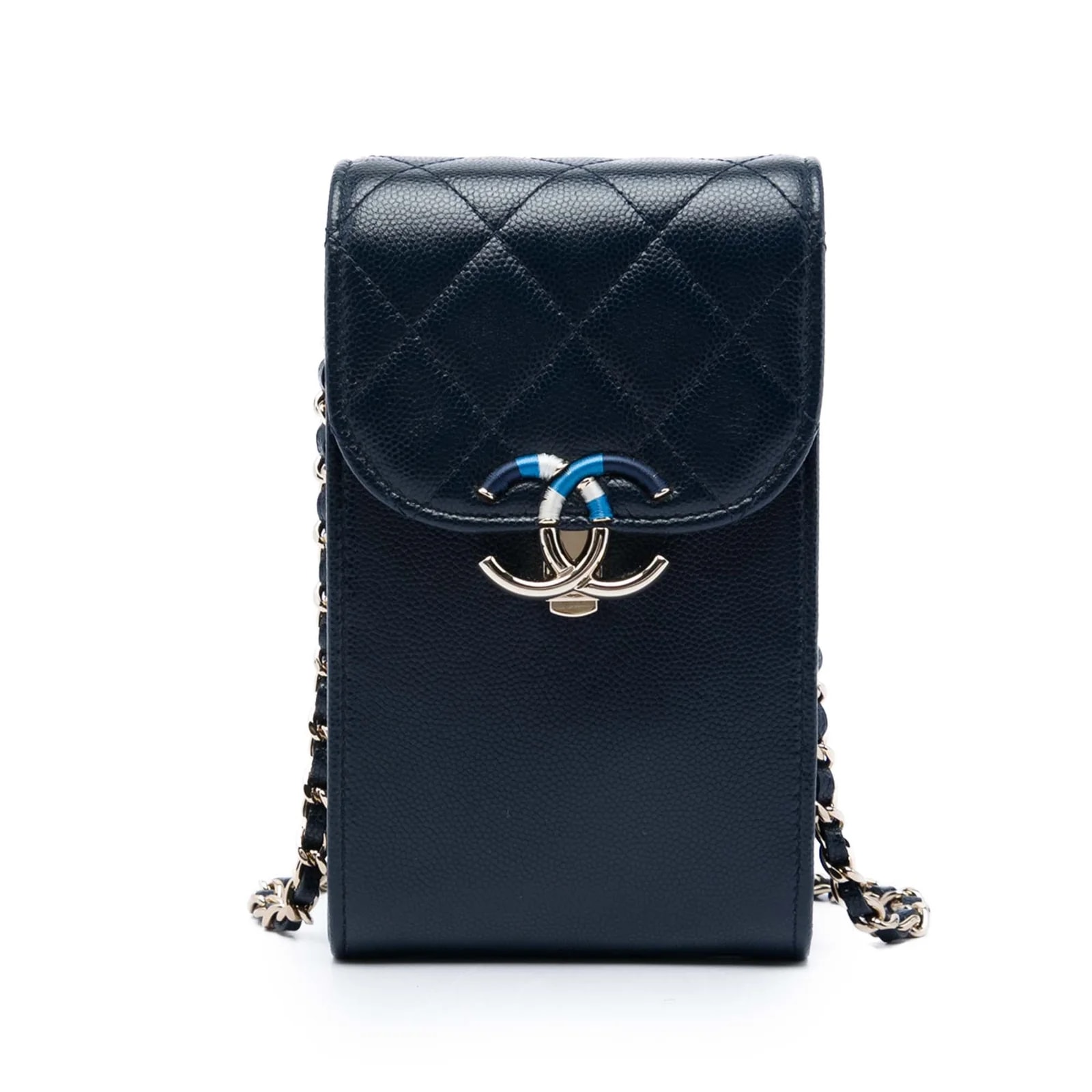 Chanel — Thread Around Phone Holder With Chain — Handbag — resale