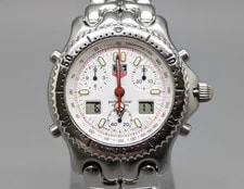 *Near * TAG Heuer SEL CG-1111-0 Senna Chronograph 38mm Quartz 4