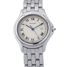Cartier — Cartier Panthere Cougar LM LM/W33mm Stainless Steel Ivory Dial W35002F5 — Watch — resale