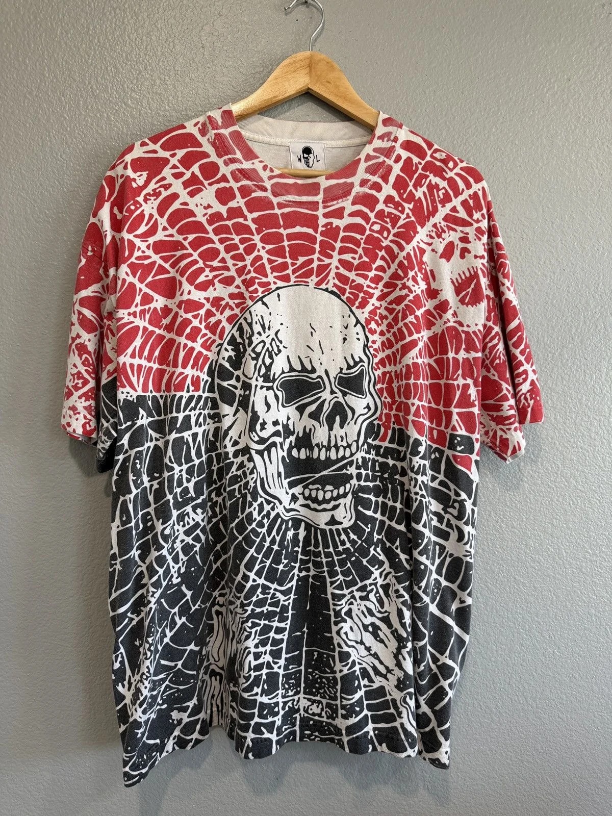 Warren Lotas Skull All Over Print T Shirt — streetwear — resale