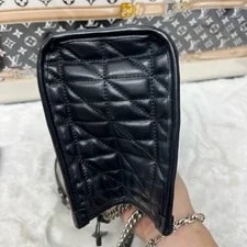 Gucci GG Marmont Logo Striped Chevron Quilted - Excellent #Djcpti 3