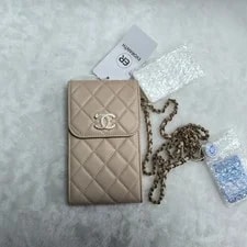 Chanel — Auth Chanel Vertical Flap Phone HardwareKC32 — Handbag — resale