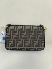 Fendi Baguette Mini Monogram Chain Crossbody 2