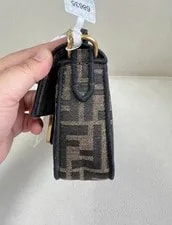 Fendi Baguette Mini Monogram Chain Crossbody 3