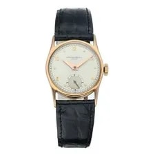 Patek Philippe — Patek Philippe Calatrava 30 Mm 18k Rose Gold Cream Dial Manual Wind — Watch — resale
