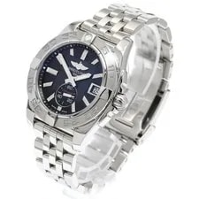 Breitling Galactic 36 A3733011/BA33 Automatic SS Black Dial Date #C319 2