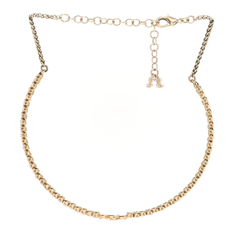 Chanel — Wheat CC Choker — Jewelry — resale