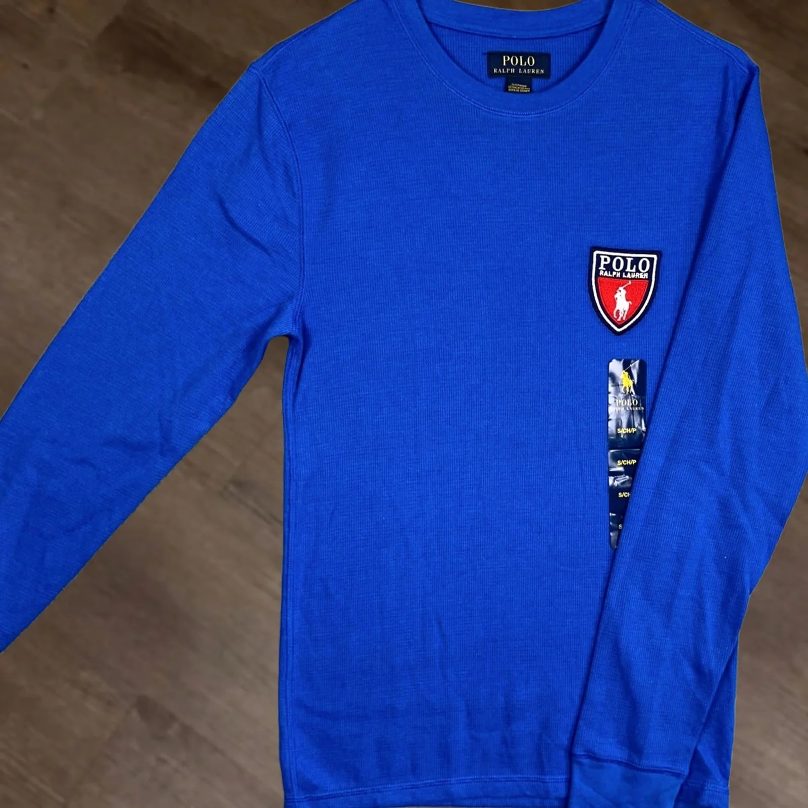 Polo Ralph Lauren — Polo Ralph Lauren Shirt Small Thermal Waffle Sleepwear Pony — streetwear — resale