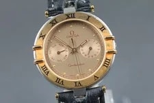[N ] Omega Constellation 196.107 Roman 33mm Gold Quartz Japan 2