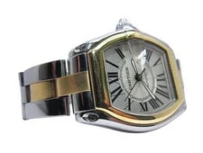 Cartier Roadster 18k Yellow Gold Stainless Steel Automatic W62031Y4 4