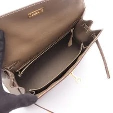 Hermes Kelly 25 Etoupe GHW K 3