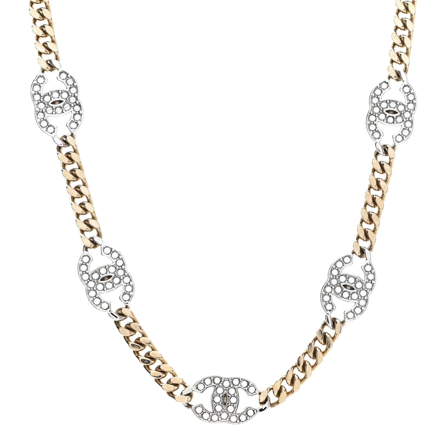 Chanel — Chain CC Link Choker — Jewelry — resale