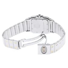 Cartier Santos Galbé LM W20011C4 29mm SS Beige #C17923 3
