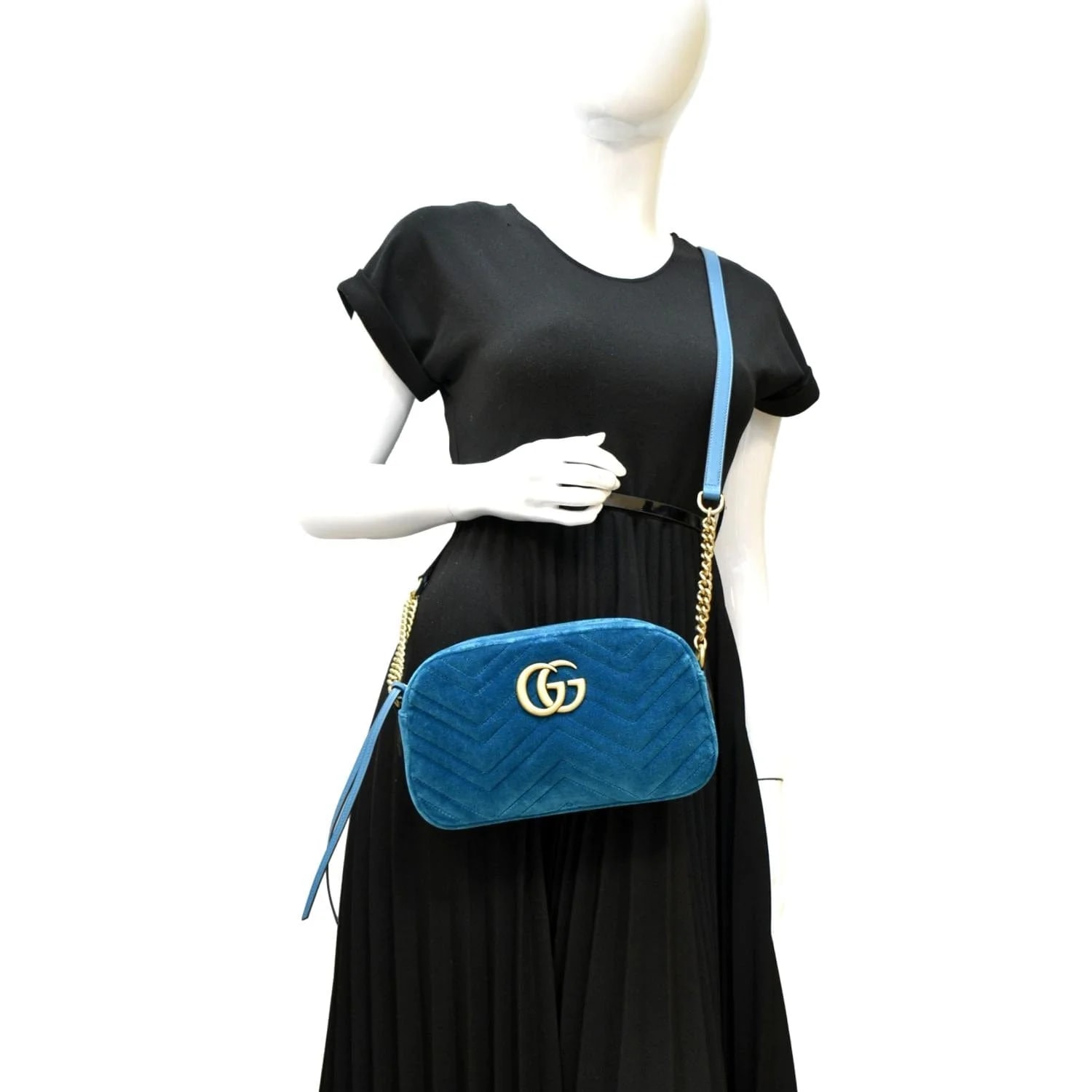 Gucci GG GHW GG Marmont Small Camera 447632 2