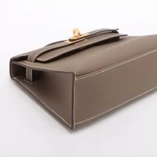 Hermès Pochette Kelly Etoupe X Nata Metal Fittings K: 2025 4