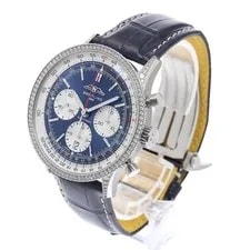 Breitling — Breitling Navitimer B01 AB0139631C1P1 41mm SS Leather Navy/Silver #C004 — Watch — resale