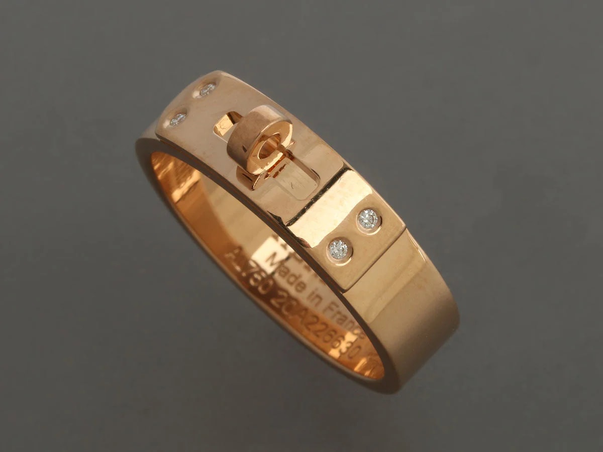 Hermès 18K Rose Gold Kelly 3